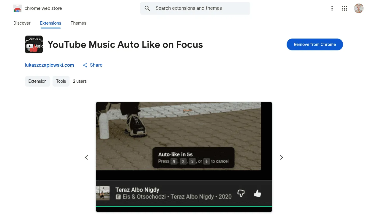 YouTube Music Auto Like